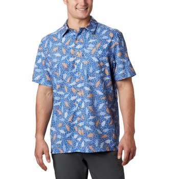 Columbia PFG Super Slack Tide Camp, Camisa Azules Para Hombre | 835290-LBP